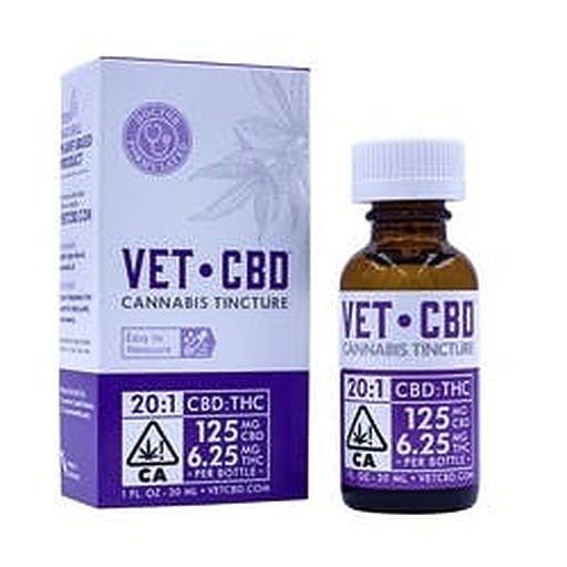 Vet CBD - 20:1 CBD:THC Pet Tincture (125mg CBD) (30 ml)